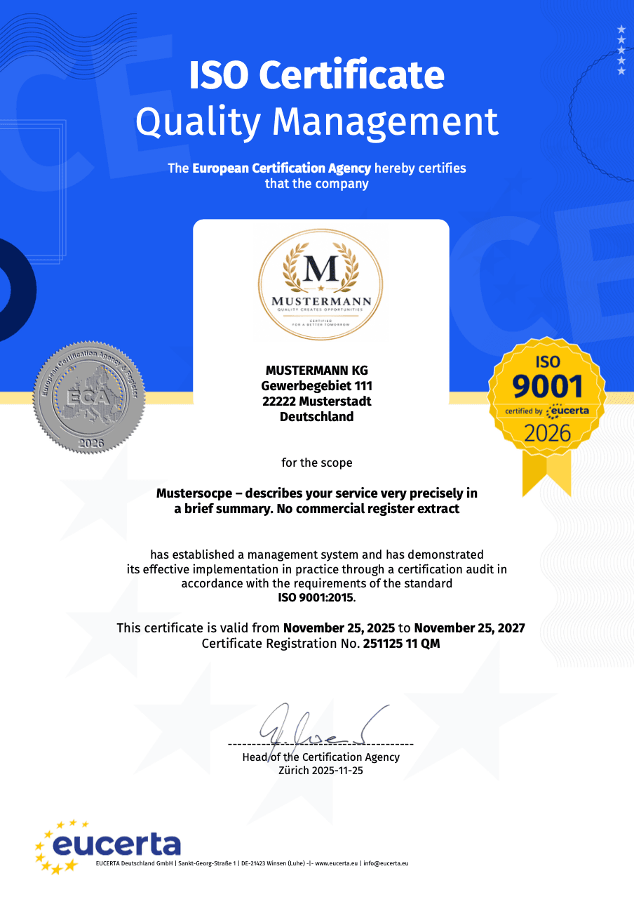 ISO-9001 Muster